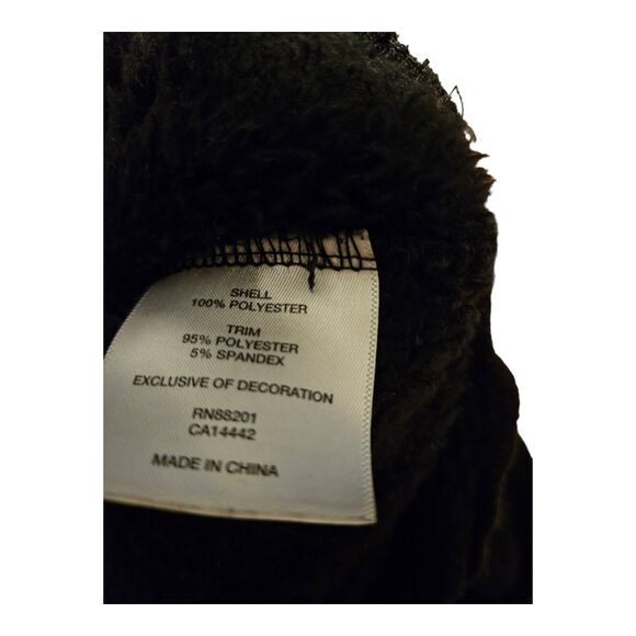 Mondetta Medium Turtle Neck Long Sleeve Black Pullover Sweater - Picture 7 of 11